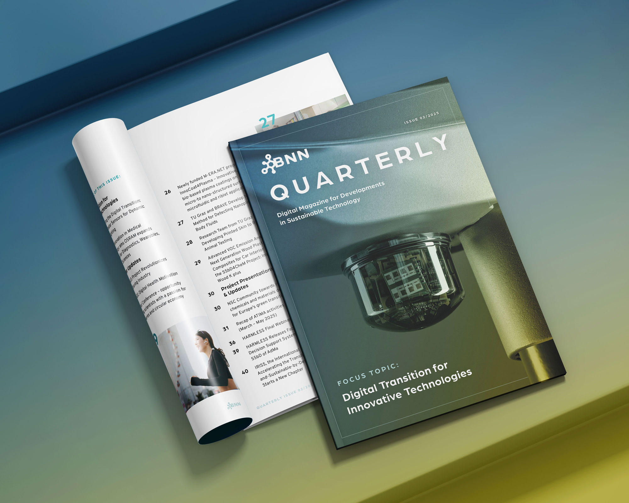 NanoMedicine-Austria was featured in the latest issue of the BNN QUARTERLY 02/2025 entitled "Digital Transition for Innovative Technologies
